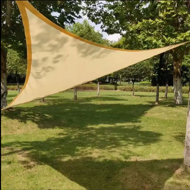 Trijangular HDPE Sun Shade Net Shade Sail